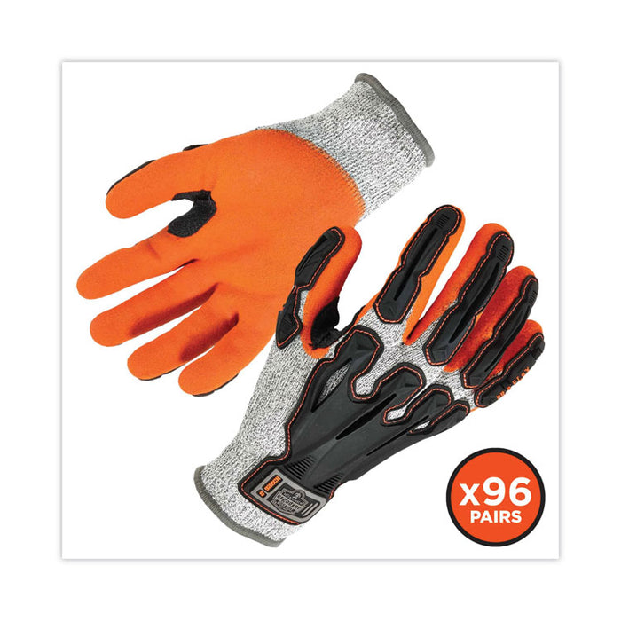 ProFlex 922CR Nitrile Coated Cut-Resistant Gloves, EN388: 4442CP, Small, Gray, 96 Pairs/Carton