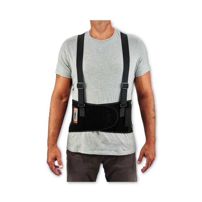 ProFlex 1100SF Standard Spandex Back Support Brace, X-Small, 20" to 25" Waist, Black
