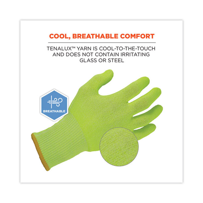 ProFlex 7040 ANSI A4 CR Food Grade Gloves, EN388: 2X4XD, Reversible, 11" Long, X-Large, Lime, 144 Pairs/Carton