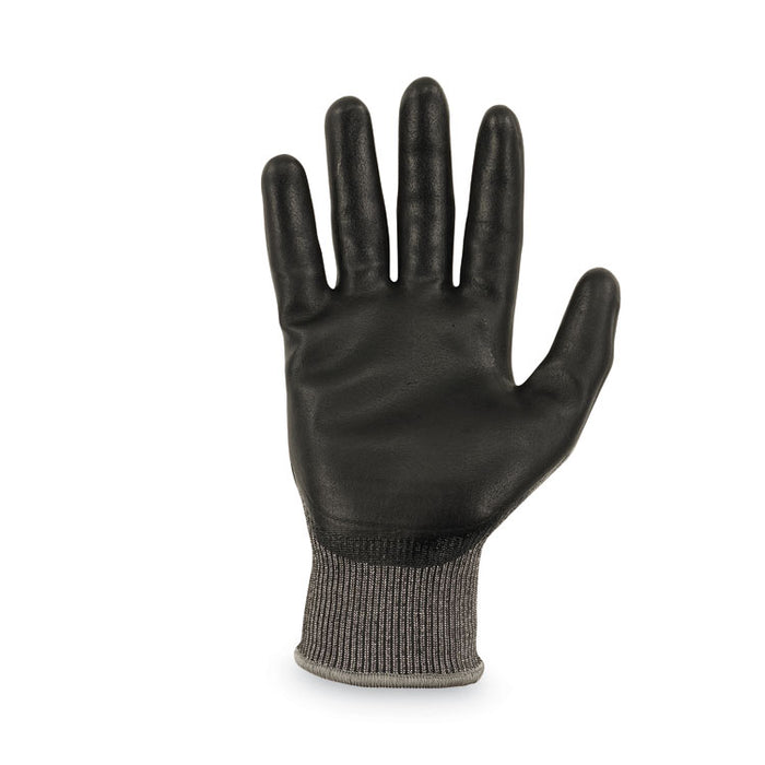 ProFlex 7072 ANSI A7 Nitrile-Coated CR Gloves, EN388: 4X44F, 9" Long, Small, Gray, Pair