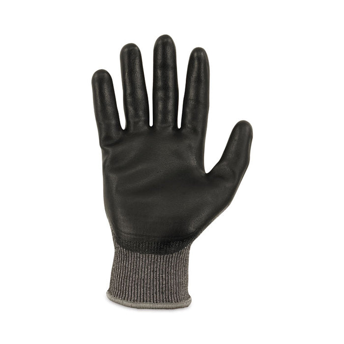 ProFlex 7072 ANSI A7 Nitrile-Coated CR Gloves, EN388: 4X44F, 9" Long, XX-Large, Gray, 12 Pairs