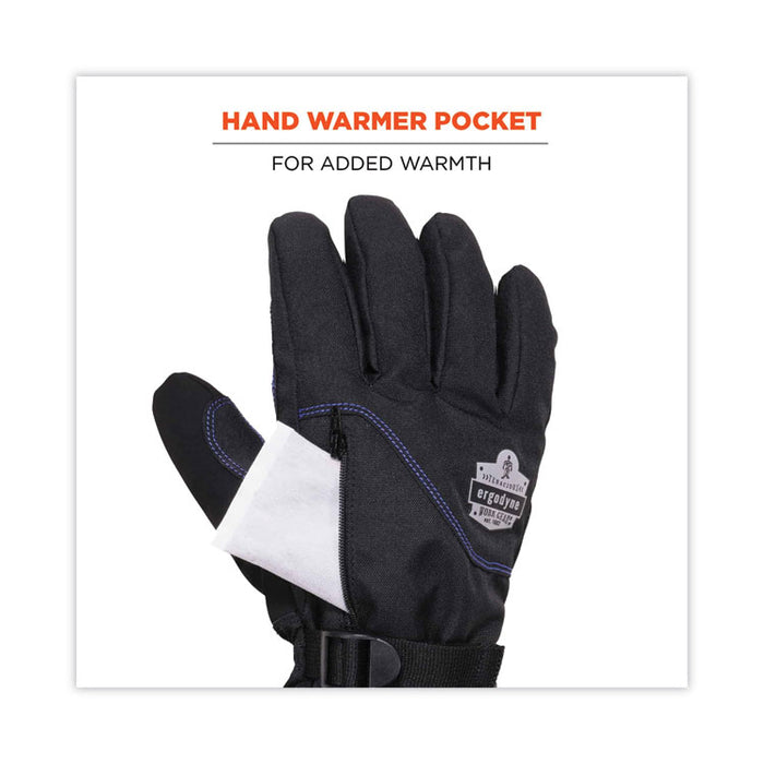 ProFlex 825WP Thermal Waterproof Winter Work Gloves, Large, Black, Pair