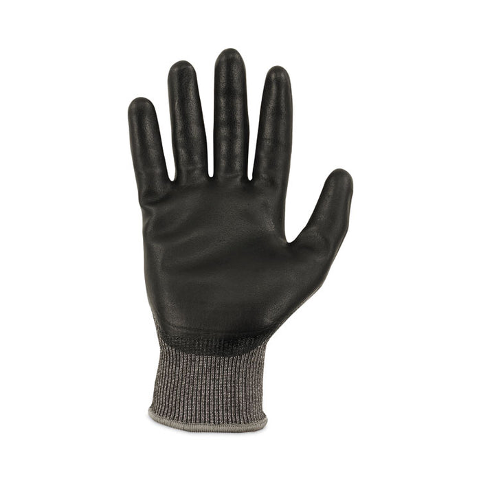 ProFlex 7072 ANSI A7 Nitrile-Coated CR Gloves, EN388: 4X44F, 9" Long, Small, Gray, 12 Pairs