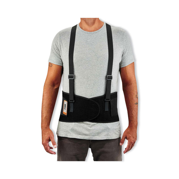 ProFlex 100 Economy Spandex Back Support Brace, Large, 34" to 38" Waist, Black
