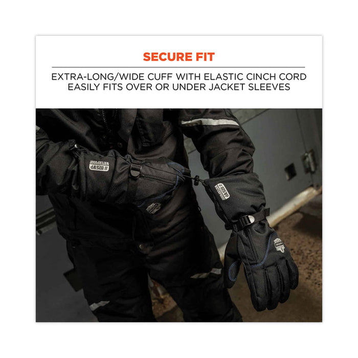 ProFlex 825WP Thermal Waterproof Winter Work Gloves, XX-Large, Black, Pair
