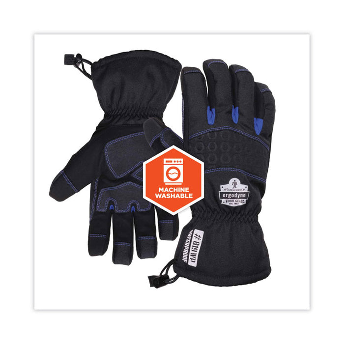 ProFlex 819WP Extreme Thermal WP Gloves, EN388: 4222B, 9" Long, X-Large, Black, Pair