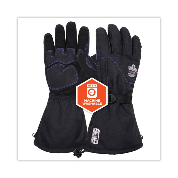 ProFlex 825WP Thermal Waterproof Winter Work Gloves, XX-Large, Black, Pair