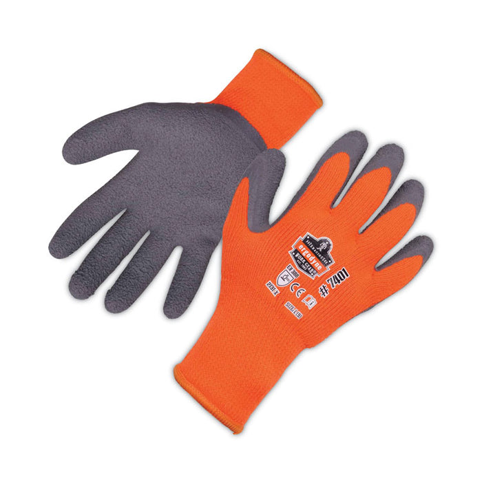 ProFlex 7401-CASE Coated Lightweight Winter Gloves, EN388: 2131X, 9" Long, X-Large, Orange, Pair