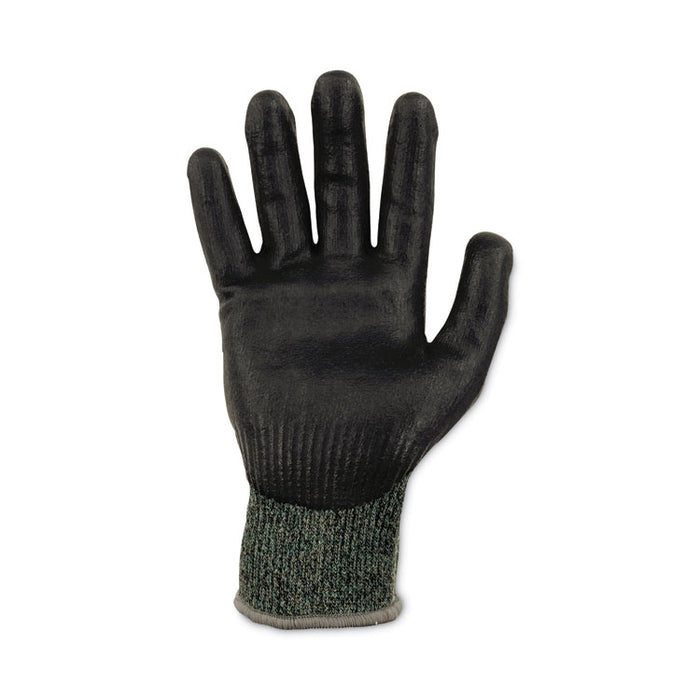 ProFlex 7070 ANSI A7 Nitrile Coated CR Gloves, EN388: 4X42F, 9" Long, X-Large, Green, Pair