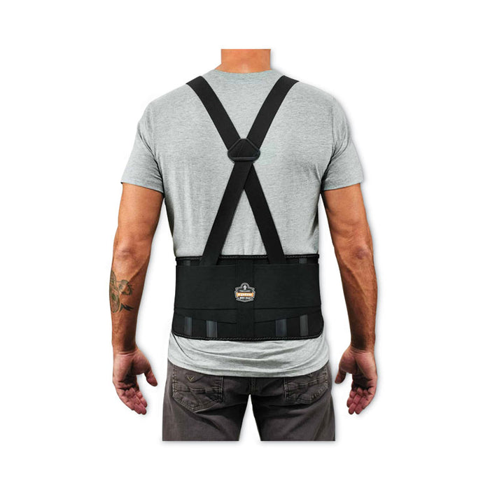 ProFlex 1625 Elastic Back Support Brace, Small, 25" to 30" Waist, Black