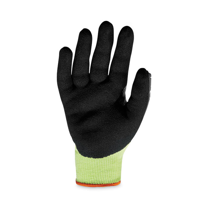 ProFlex 7141 ANSI A4 DIR Nitrile-Coated CR Gloves, EN388: 4X42DP, 9" Long, XX-Large, Lime, 72 Pairs/Carton
