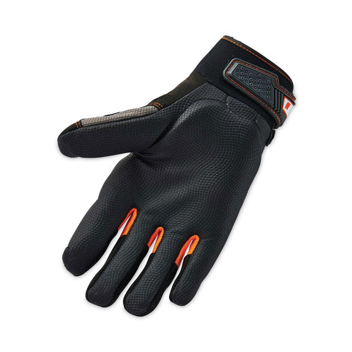 ProFlex 9002 Certified Full-Finger Anti-Vibration Gloves, EN388: 2121X, Large, Black, Pair