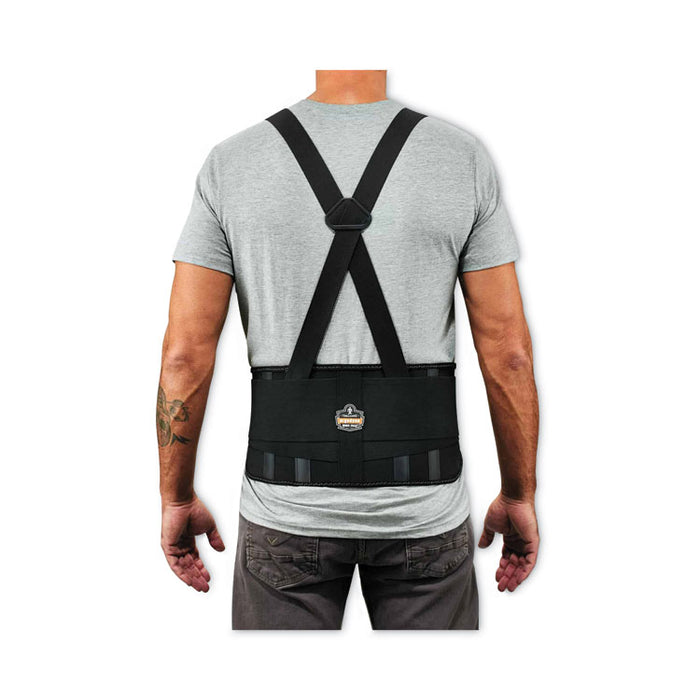 ProFlex 1625 Elastic Back Support Brace, Large, 34" to 38" Waist, Black