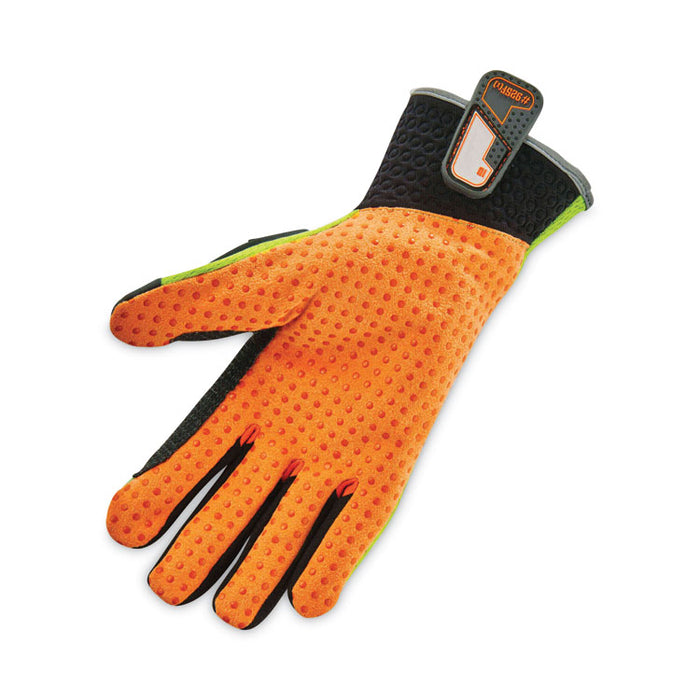 ProFlex 925F(x) Standard Dorsal Impact-Reducing Gloves, EN388: 4121XP, X-Large, Black/Lime, Pair