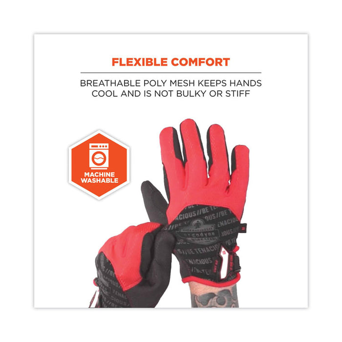 ProFlex 812CR6 ANSI A6 Utility and CR Gloves, EN388: 2543E, 9" Long, XX-Large, Black, Pair