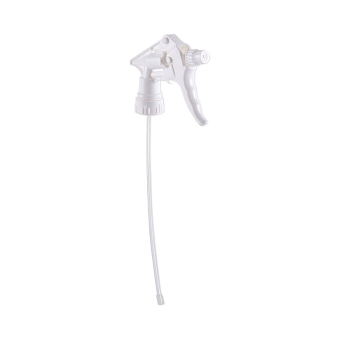 General Purpose Trigger Sprayer, 8" Tube, Fits 16 oz to 24 oz Bottles, White, 24/Carton