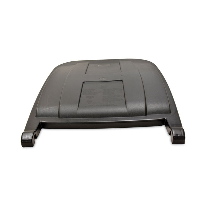 50 Gallon Rollout Container Replacement Lid, 24 x 28.5 x 2.5, Black