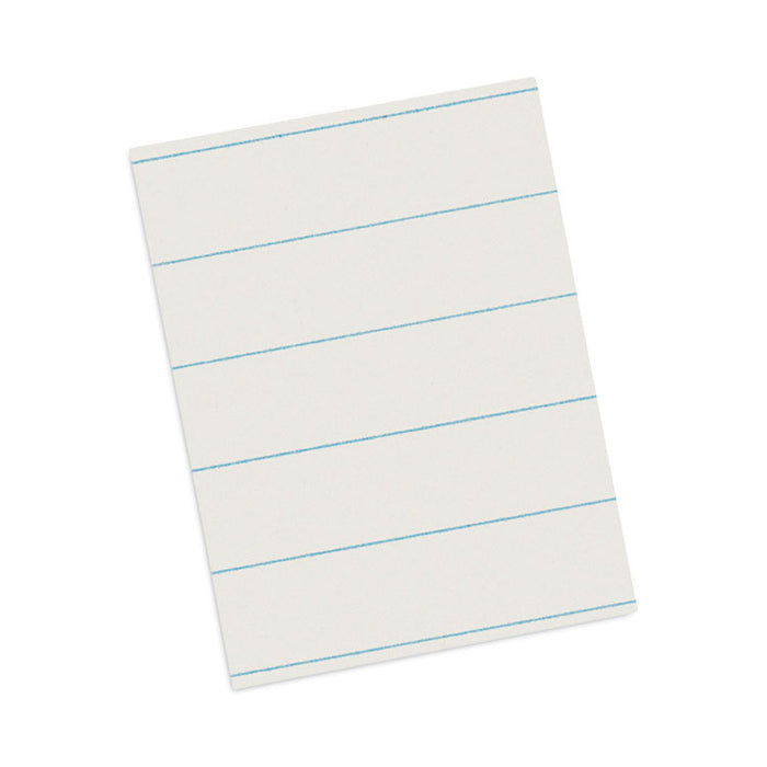Ruled Newsprint Paper, 3/8" Short Rule, 8.5 x 11, 500/Pack