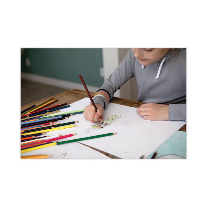 White Drawing Paper, 47 lb Text Weight, 12 x 18, Pure White, 500/Ream