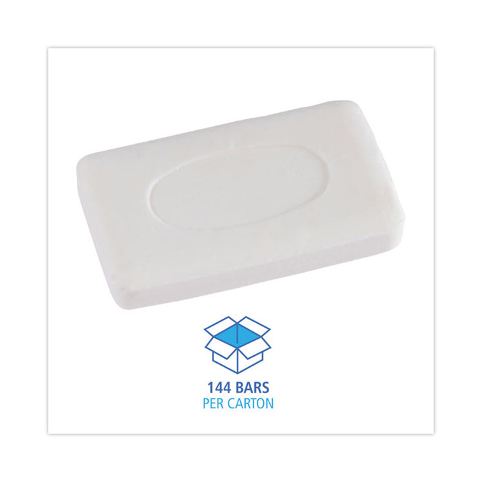 Face and Body Amenity Soap, Unwrapped, Floral Scent, # 3 Bar, 144/Carton