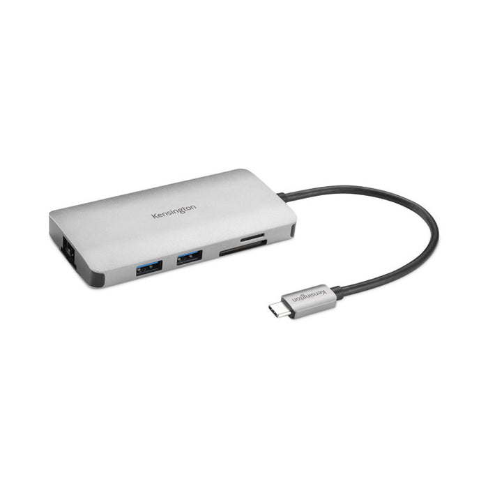 UH1400P USB-C 8-in-1 Driverless Mobile Hub, Gray