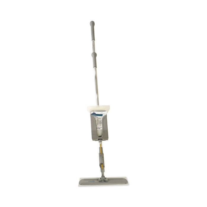 TASKI ProSpeed Finish Applicator System, 18" Black Microfiber Head, 60" Silver/Black Handle