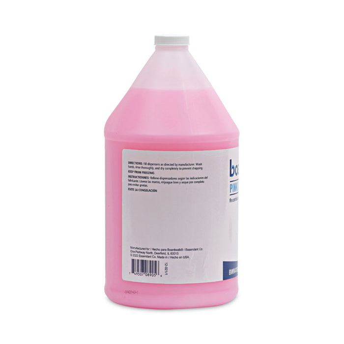 Mild Cleansing Pink Lotion Hand Soap Refill, Cherry Scent, 1 gal Bottle, 4/Carton