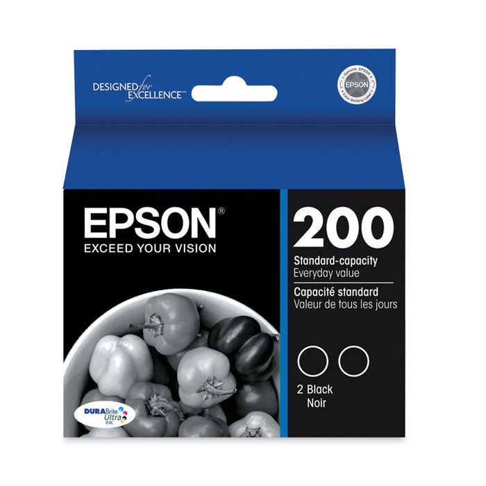 T200120D2 (T200) DURABrite Ultra Ink, 175 Page-Yield, Black