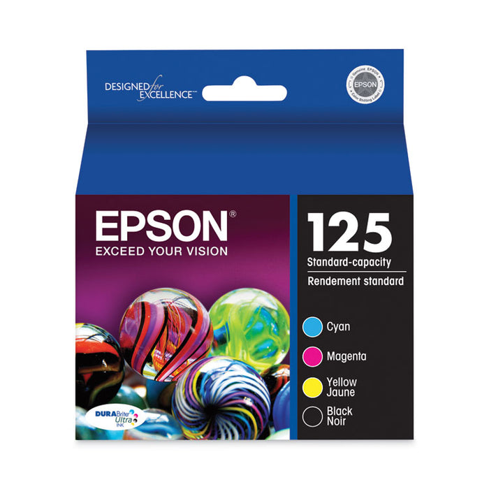 T125120BCS (T125) DURABrite Ultra Ink, 945 Page-Yield, Black/Cyan/Magenta/Yellow