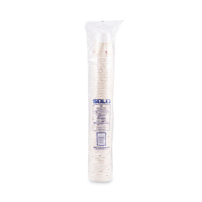 Double Sided Poly (DSP) Paper Cold Cups, 12 oz, Symphony Design, 80/Sleeve, 25 Sleeves/Carton