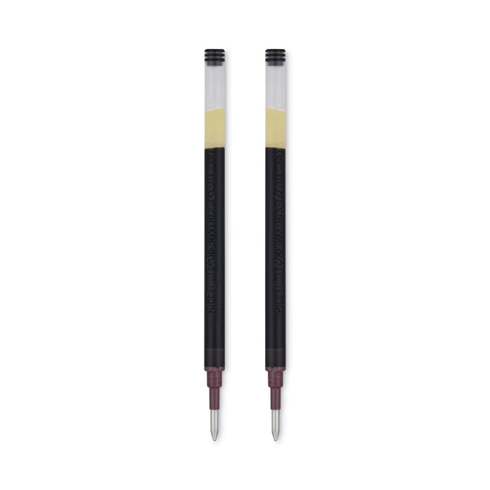 Refill for Pilot G2 Gel Ink Pens, Bold Conical Tip, Black Ink, 2/Pack