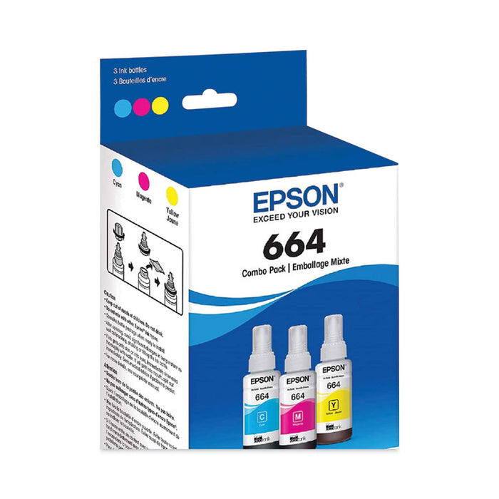 T664520-S (664) Ultra High-Yield Ink, Cyan/Magenta/Yellow