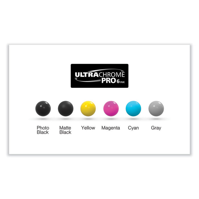 T48S120 (T48S) UltraChrome PRO6 High-Yield Ink, 350 mL, Photo Black