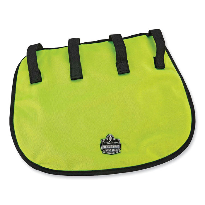 Chill-Its 6670CT Cooling Hard Hat Neck Shade - PVA, 14.75 x 10.5, Lime