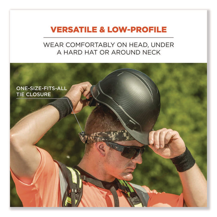 Chill-Its 6700CT Cooling Bandana PVA Tie Headband, One Size Fits Most, Navy Western