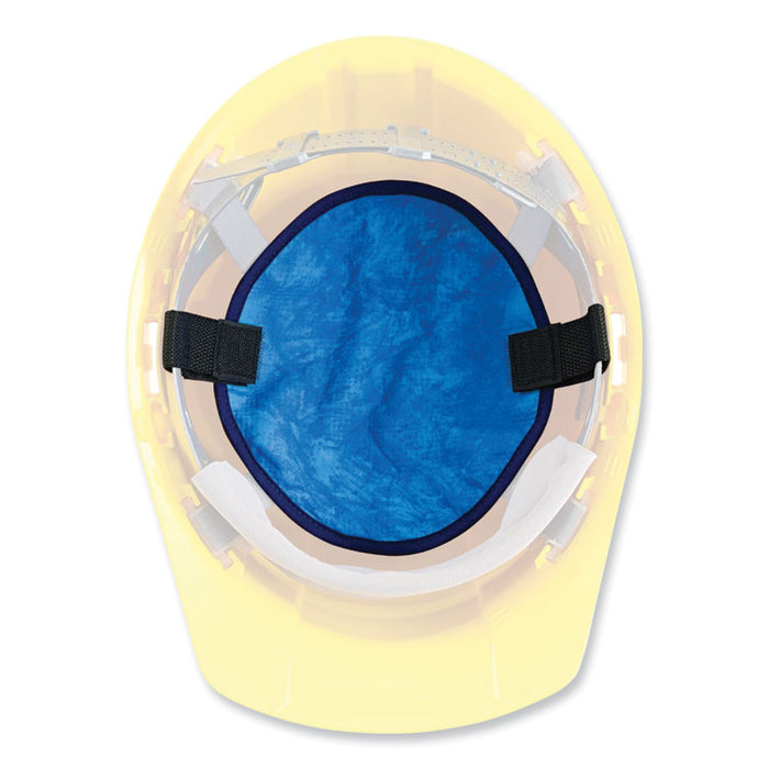 Chill-Its 6715CT Hard Hat Cooling Pad - PVA, 7 x 6.5, Blue