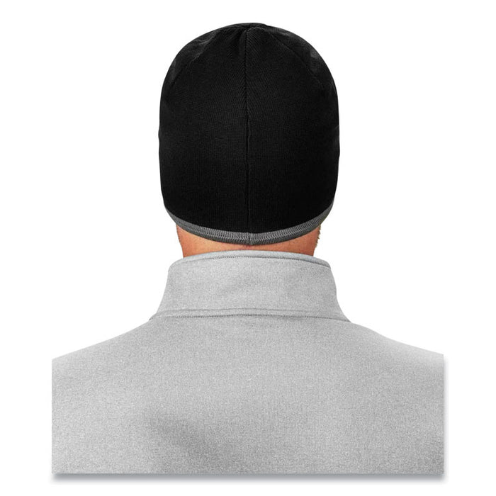 N-Ferno 6818 Knit Winter Hat Fleece Lined, One Size Fits Most, Black