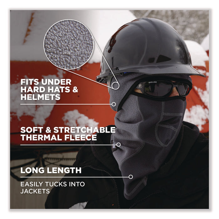 N-Ferno 6823 Hinged Balaclava Face Mask, Fleece, One Size Fits Most, Lime