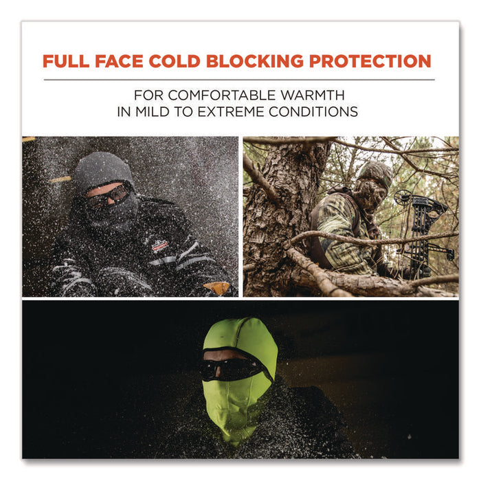 N-Ferno 6823 Hinged Balaclava Face Mask, Fleece, One Size Fits Most, Gray