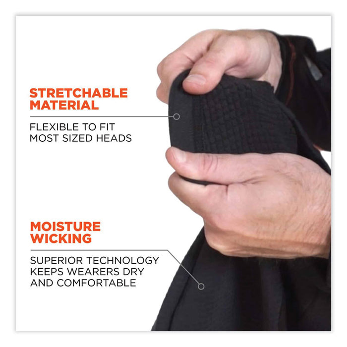 N-Ferno 6847 FR Dual Compliant Balaclava Face Mask, Polartec FR Power Grid Fleece, One Size Fits Most, Navy