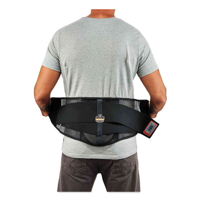 ProFlex 1051 Mesh Back Support, Large, 34" to 38" Waist, Black