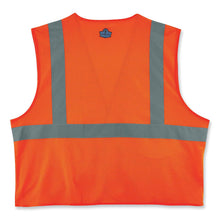 Load image into Gallery viewer, GloWear 8220HL Class 2 Standard Mesh Hook and Loop Vest, Polyester, 2X-Large/3X-Large, Orange
