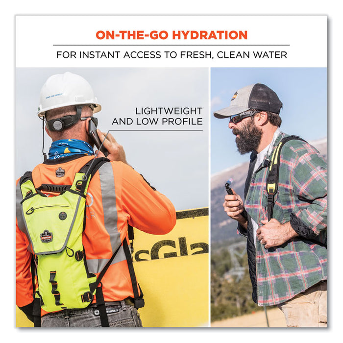 Chill-Its 5156 Low Profile Hydration Pack, 3 L, Black
