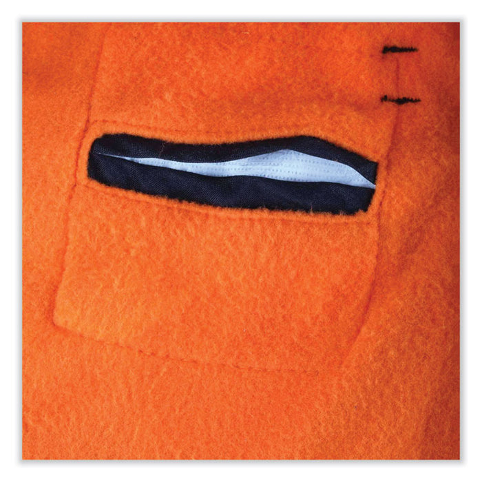 N-Ferno 6862 2-Layer FR Shoulder Winter Liner, Cotton/Fleece/Modacrylic, One Size Fits Most, Black