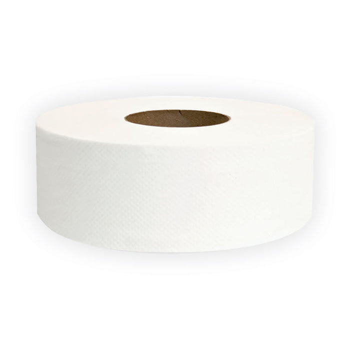 JRT Jumbo Bath Tissue, Septic Safe, 2-Ply, 3.25" x 720 ft, White, 12 Rolls/Carton