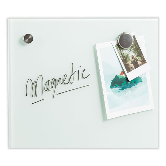 Glass Dry Erase Board, 36" x 24" (Actual Size: 35" x 23"), White Surface