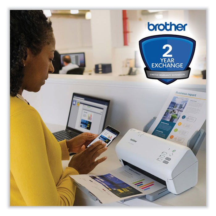 Two-Year Exchange Warranty Extension for Brother ADS-4300N