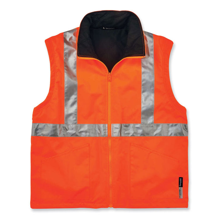 GloWear 8385 Class 3 Hi-Vis 4-in-1 Jacket, X-Large, Orange
