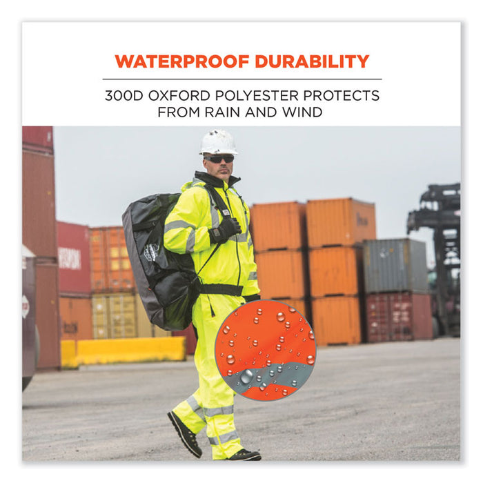 GloWear 8915 Class E Hi-Vis Rain Pants, 3X-Large, Orange