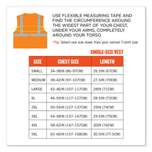 Load image into Gallery viewer, GloWear 8215BA-S Single Size Class 2 Economy Breakaway Mesh Vest, Polyester, X-Large, Orange
